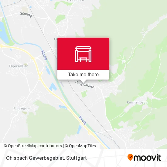 Карта Ohlsbach Gewerbegebiet