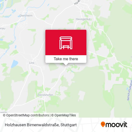 Holzhausen Birnenwaldstraße map