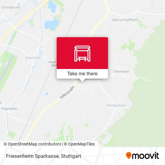 Friesenheim Sparkasse map