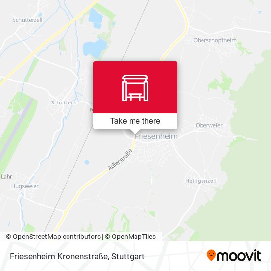 Friesenheim Kronenstraße map
