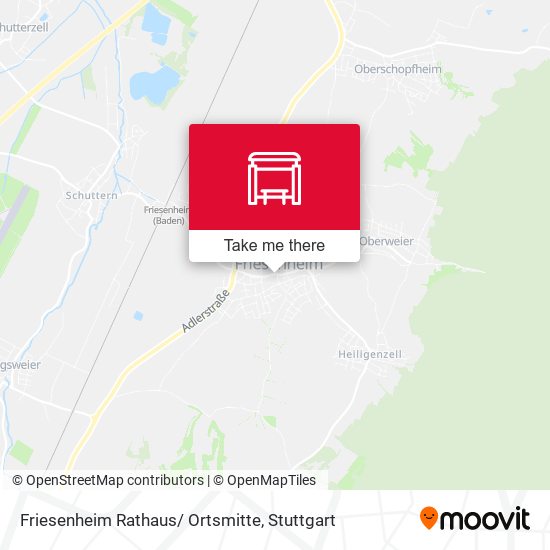Friesenheim Rathaus/ Ortsmitte map