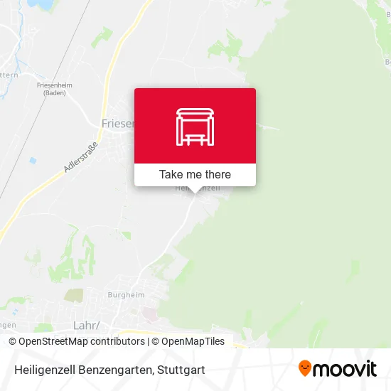 Heiligenzell Benzengarten map