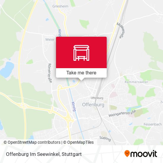 Карта Offenburg Im Seewinkel