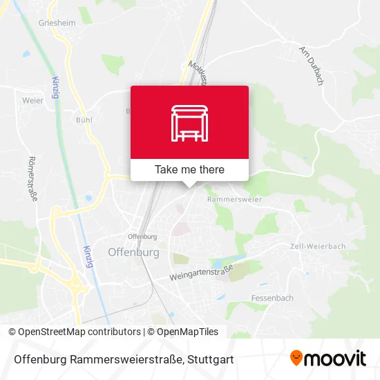 Карта Offenburg Rammersweierstraße