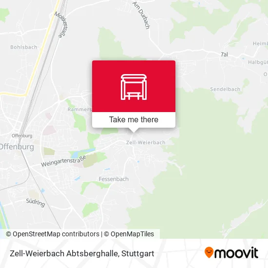Карта Zell-Weierbach Abtsberghalle