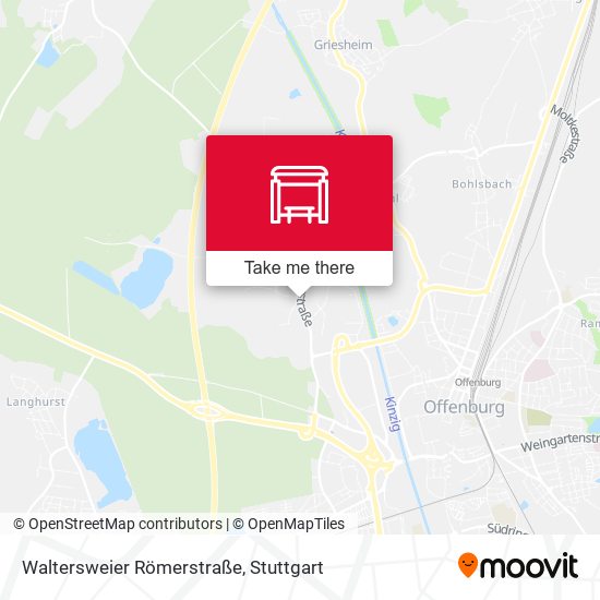 Карта Waltersweier Römerstraße