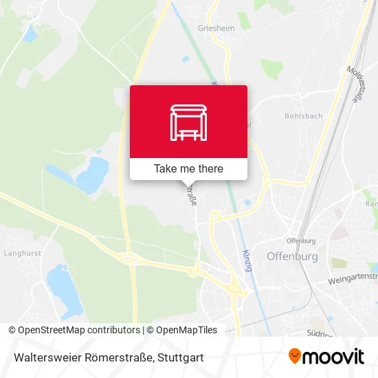 Карта Waltersweier Römerstraße