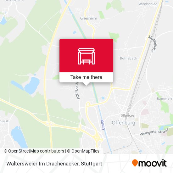 Карта Waltersweier Im Drachenacker