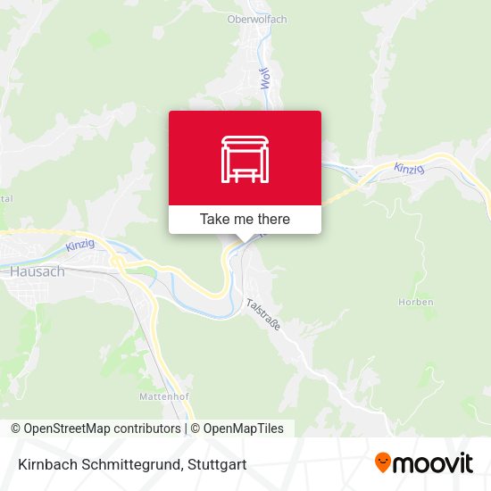 Kirnbach Schmittegrund map