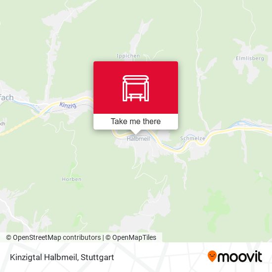 Kinzigtal Halbmeil map