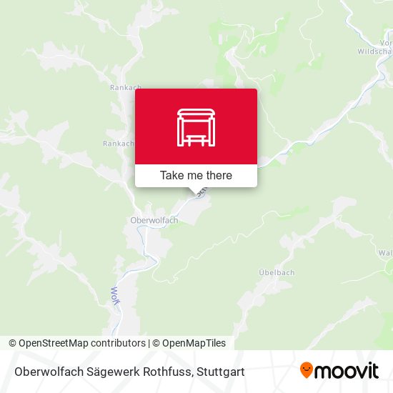 Oberwolfach Sägewerk Rothfuss map