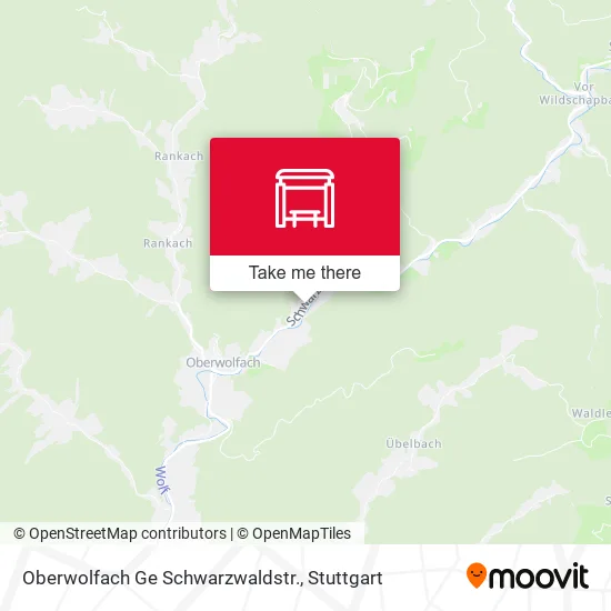 Карта Oberwolfach Ge Schwarzwaldstr.