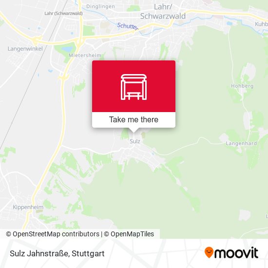 Sulz Jahnstraße map