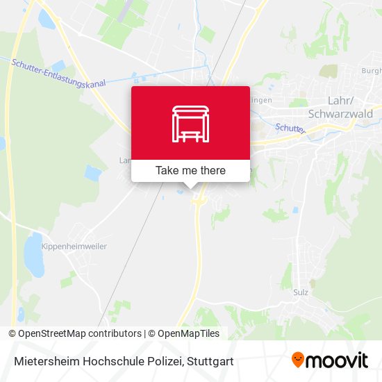 Mietersheim Hochschule Polizei map