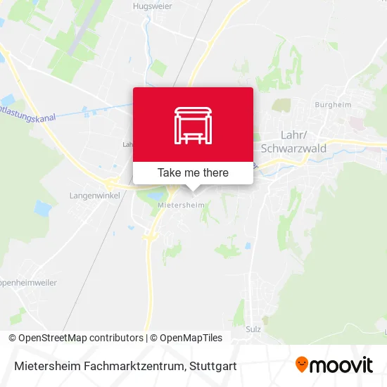 Карта Mietersheim Fachmarktzentrum