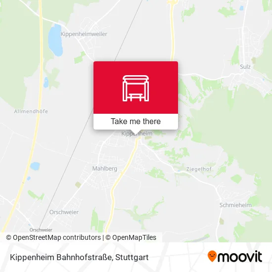 Карта Kippenheim Bahnhofstraße