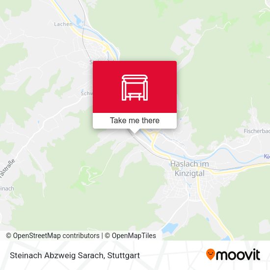 Steinach Abzweig Sarach map