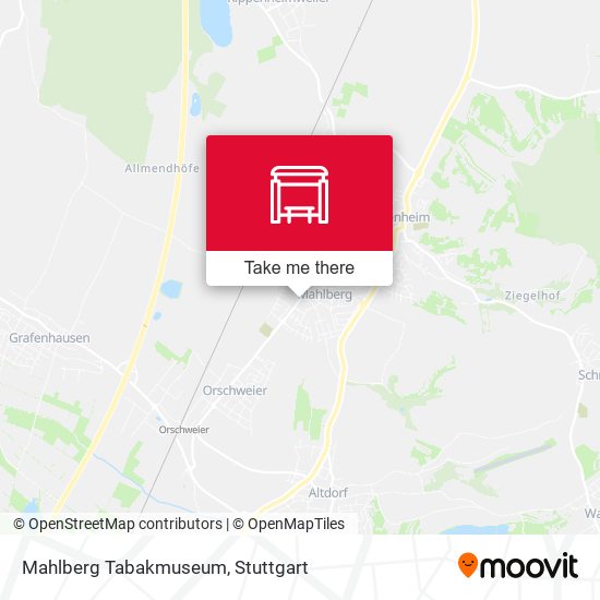 Mahlberg Tabakmuseum map
