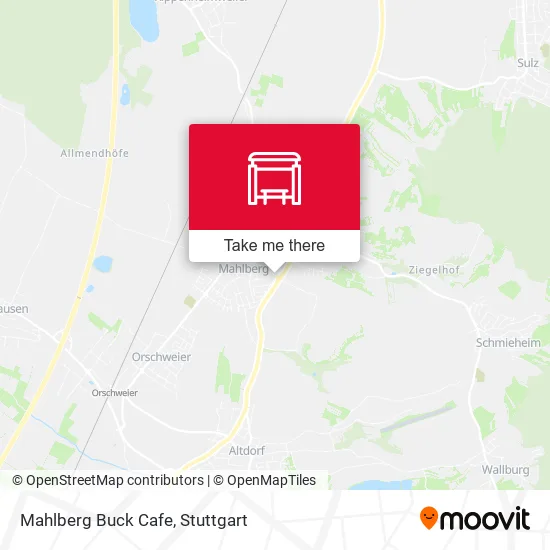Карта Mahlberg Buck Cafe