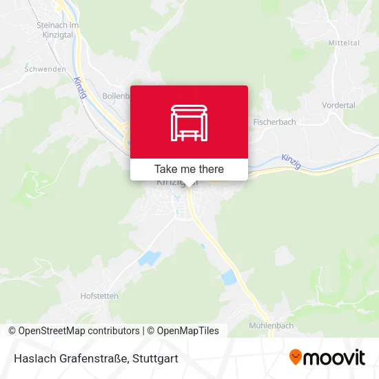 Карта Haslach Grafenstraße