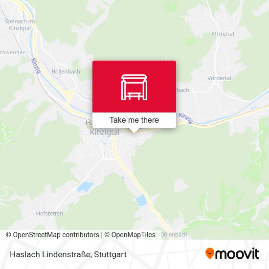 Haslach Lindenstraße map