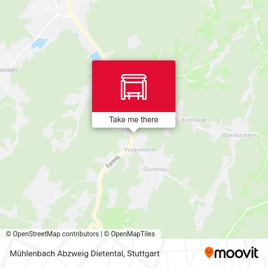 Карта Mühlenbach Abzweig Dietental