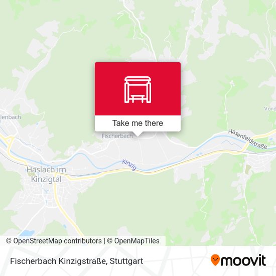 Fischerbach Kinzigstraße map