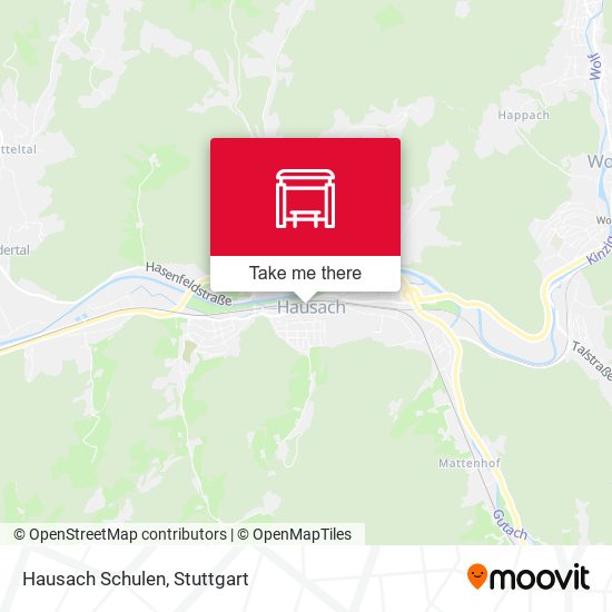 Hausach Schulen map