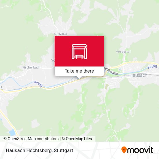 Карта Hausach Hechtsberg