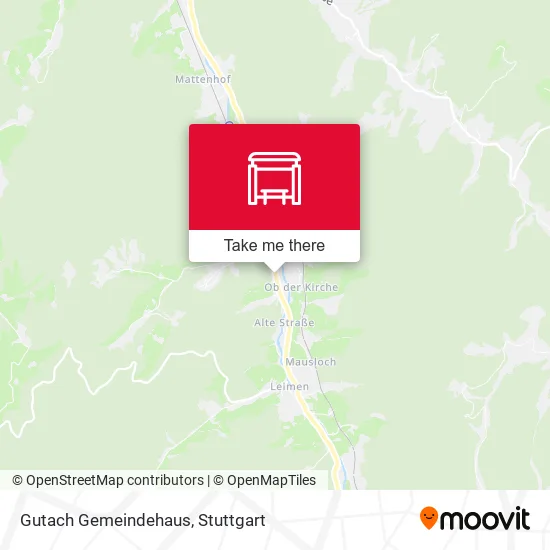 Карта Gutach Gemeindehaus