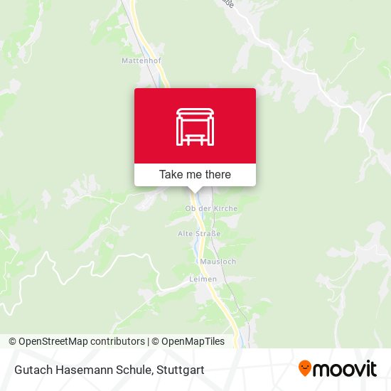 Gutach Hasemann Schule map