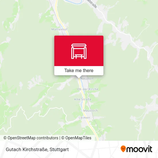 Карта Gutach Kirchstraße
