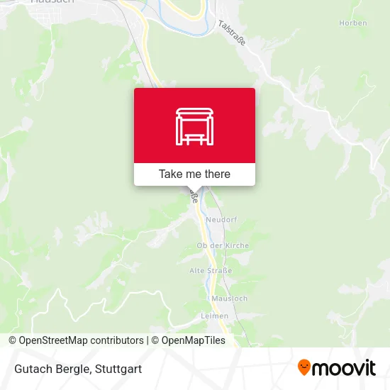Карта Gutach Bergle
