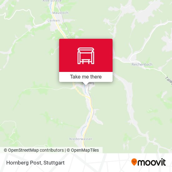 Карта Hornberg Post