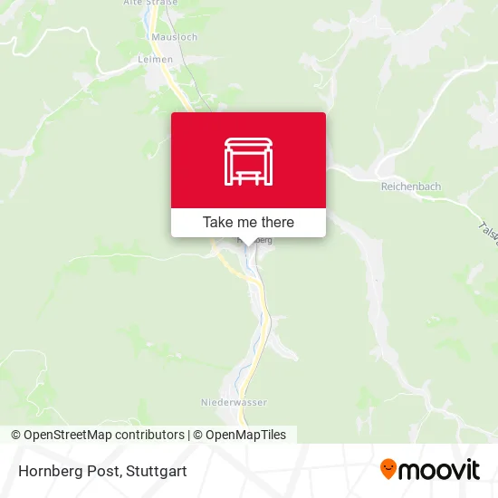 Карта Hornberg Post