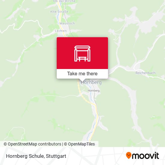 Hornberg Schule map