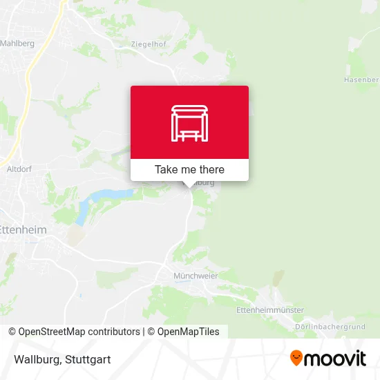 Wallburg map