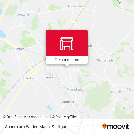 Карта Achern am Wilden Mann