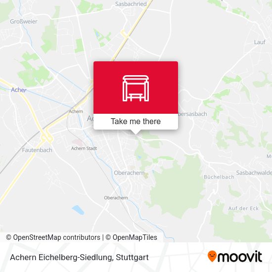 Achern Eichelberg-Siedlung map