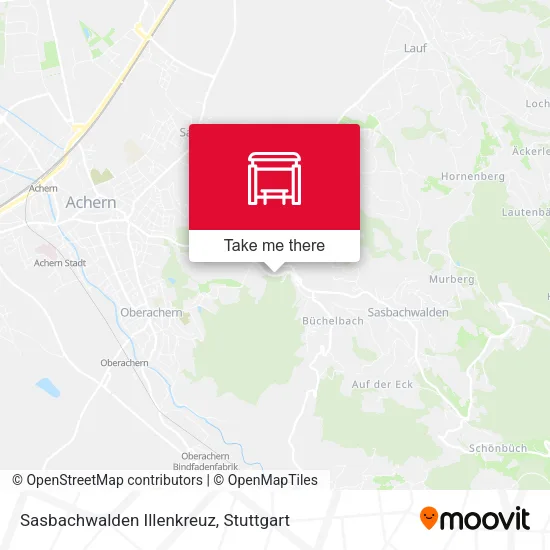 Карта Sasbachwalden Illenkreuz