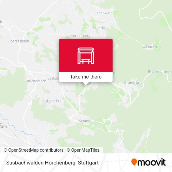 Sasbachwalden Hörchenberg map