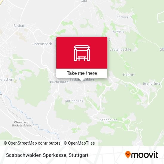 Sasbachwalden Sparkasse map