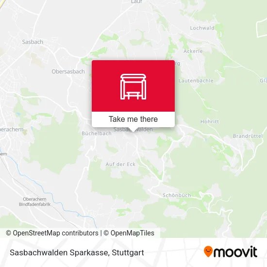Карта Sasbachwalden Sparkasse
