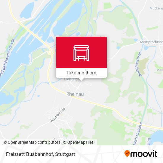 Freistett Busbahnhof map