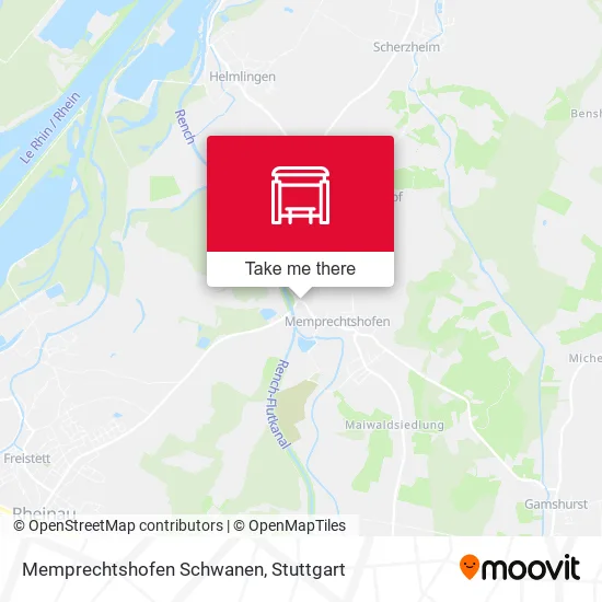 Карта Memprechtshofen Schwanen