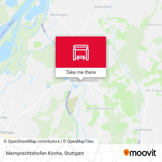 Карта Memprechtshofen Kirche