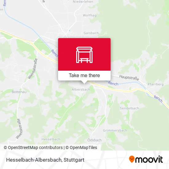 Карта Hesselbach-Albersbach