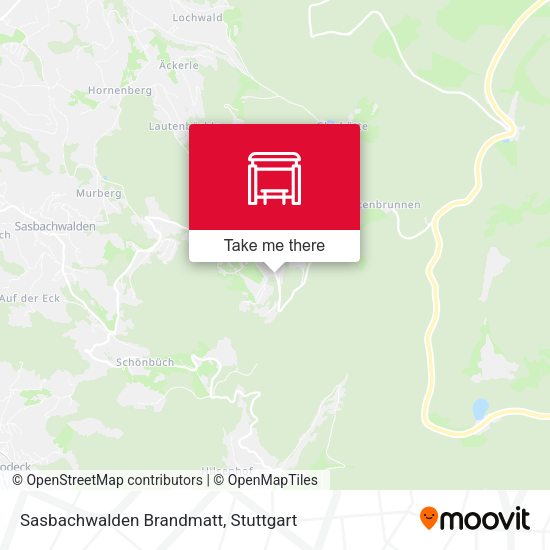 Sasbachwalden Brandmatt map