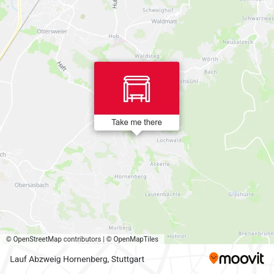 Lauf Abzweig Hornenberg map