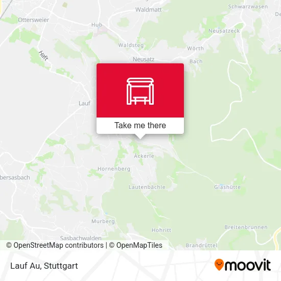 Lauf Au map